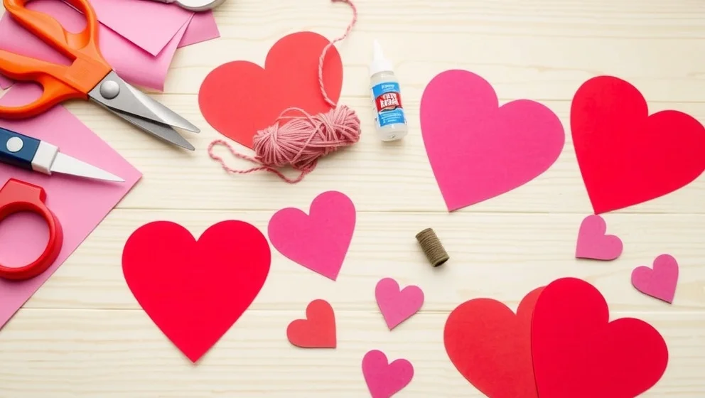 Alla hjärtans dag pyssel för förskolan