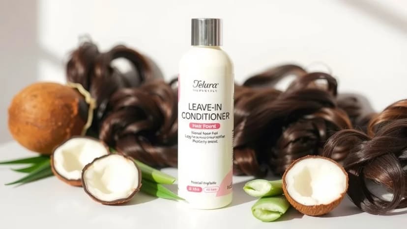 As I Am Leave In Conditioner för glansigt hår