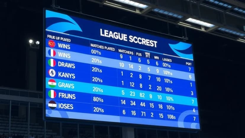 Celta Vigos poängställning i La Liga