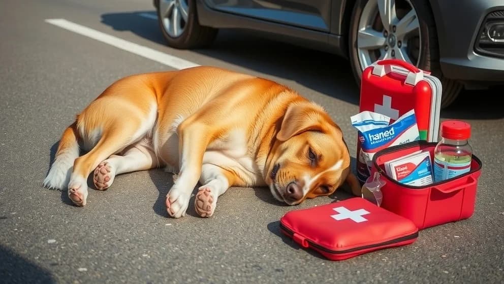 Du körde på en hund och skadade den